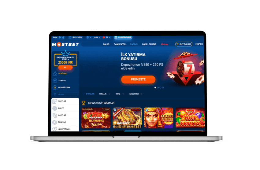 Turkiyedeki Mostbet casino